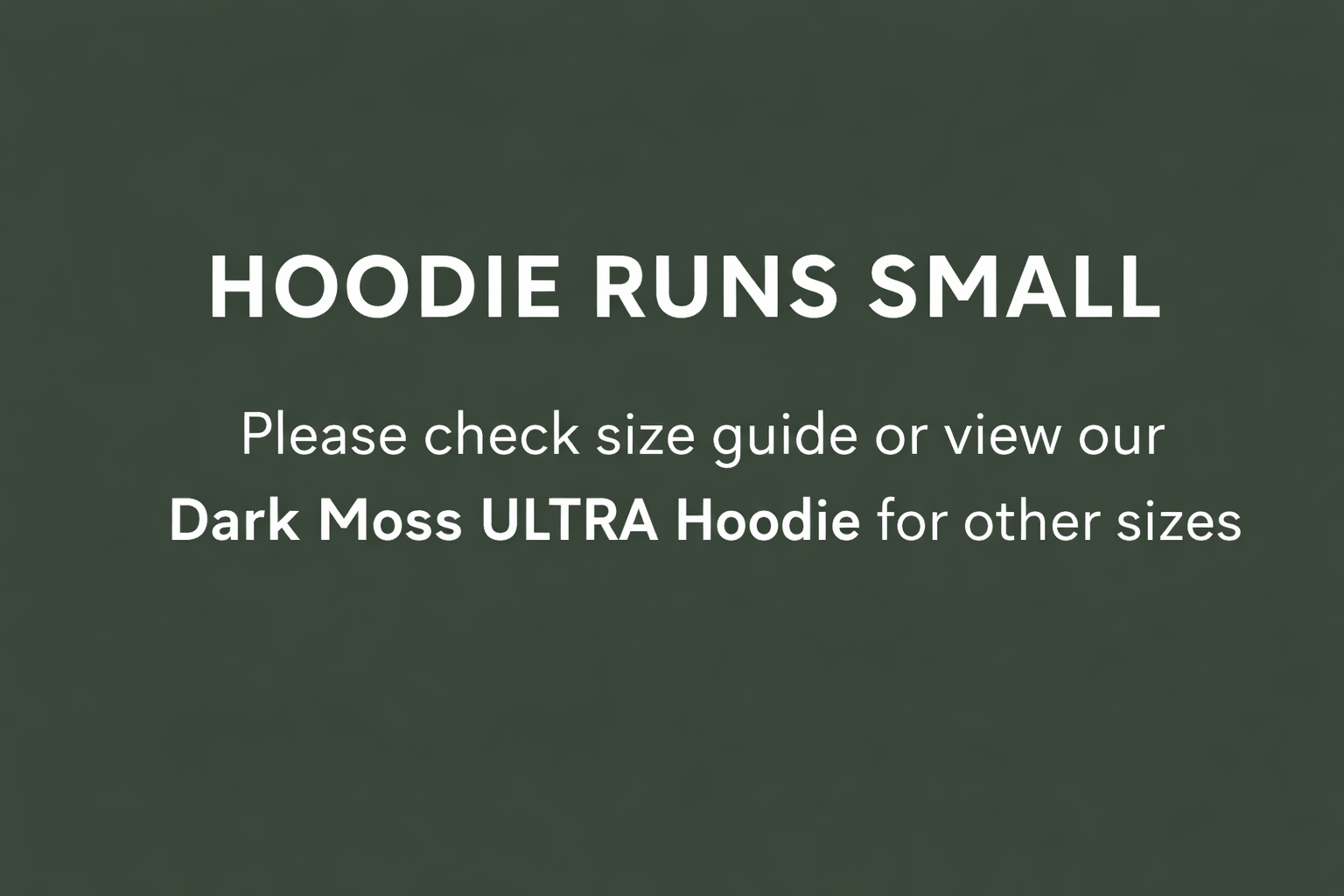 Dark Moss Hoodie